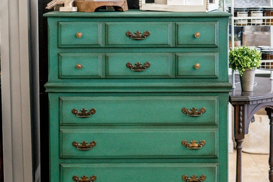 Amsterdam Green Chalk Paint® + Florence Chalk Paint®