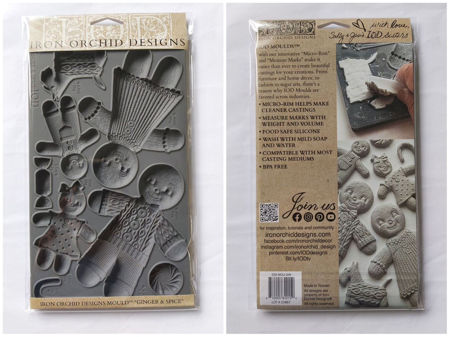 Ginger & Spice Decor Mould