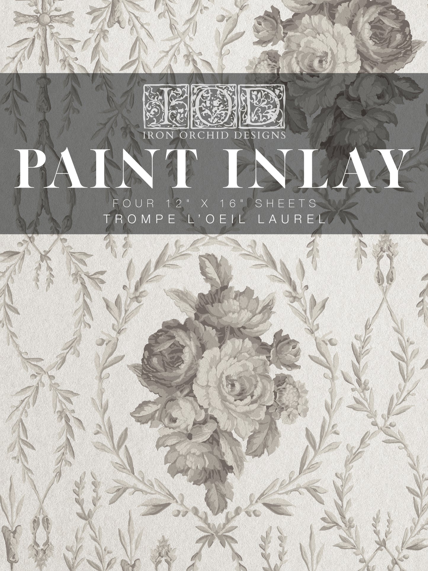 Trompe L'oeil Laurel Paint Inlay