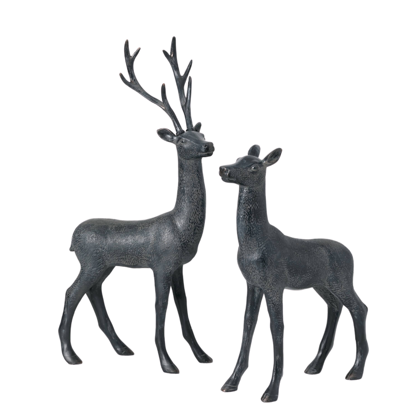 Black Deer Figurine 14"