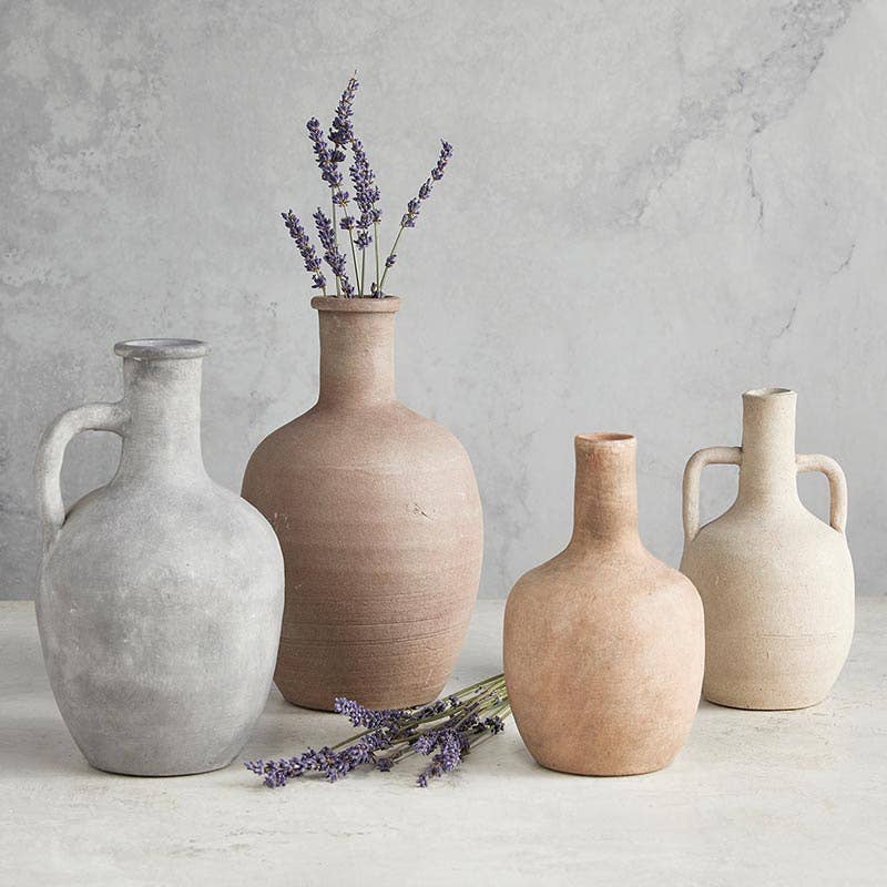 Taupe Terracotta Vase Large – Nestings Home Decor & Gifts Co