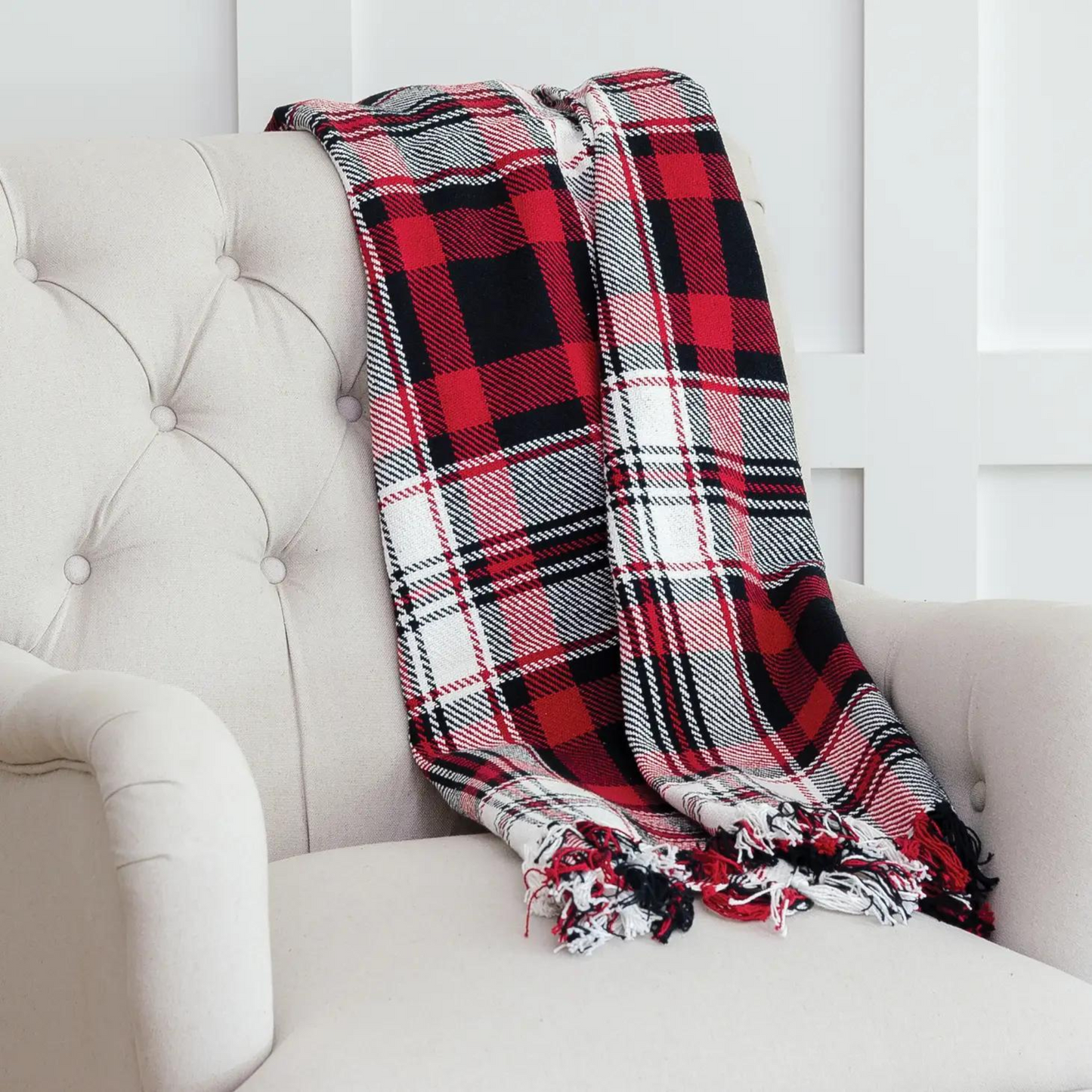 Fireside Plaid Woven Blanket