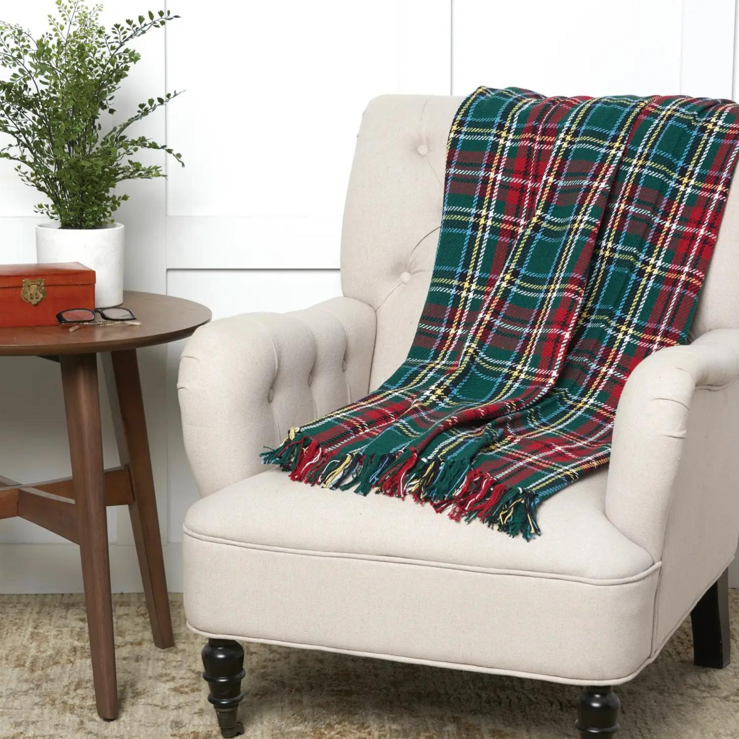 Christmas Weston Plaid Throw