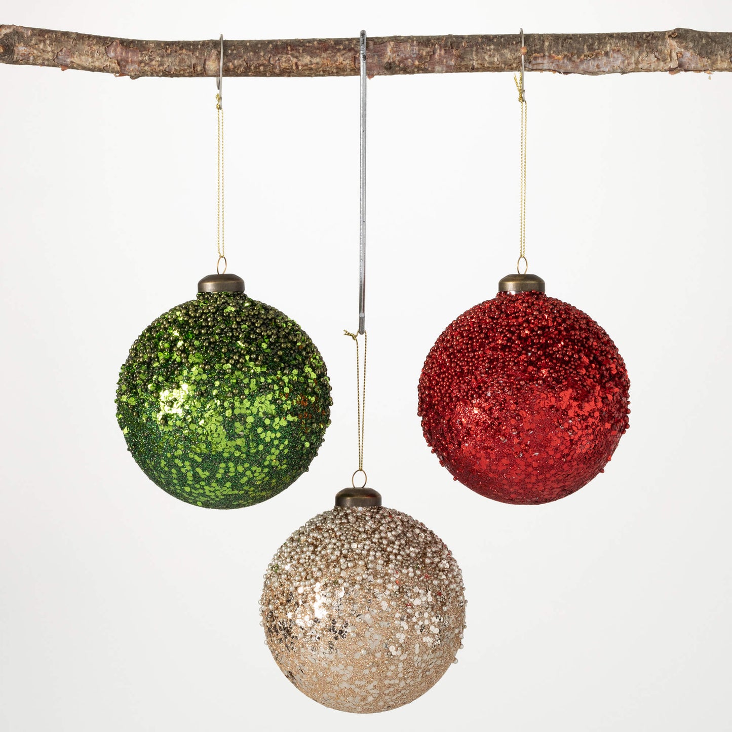 Glass Ball Ornament 4"