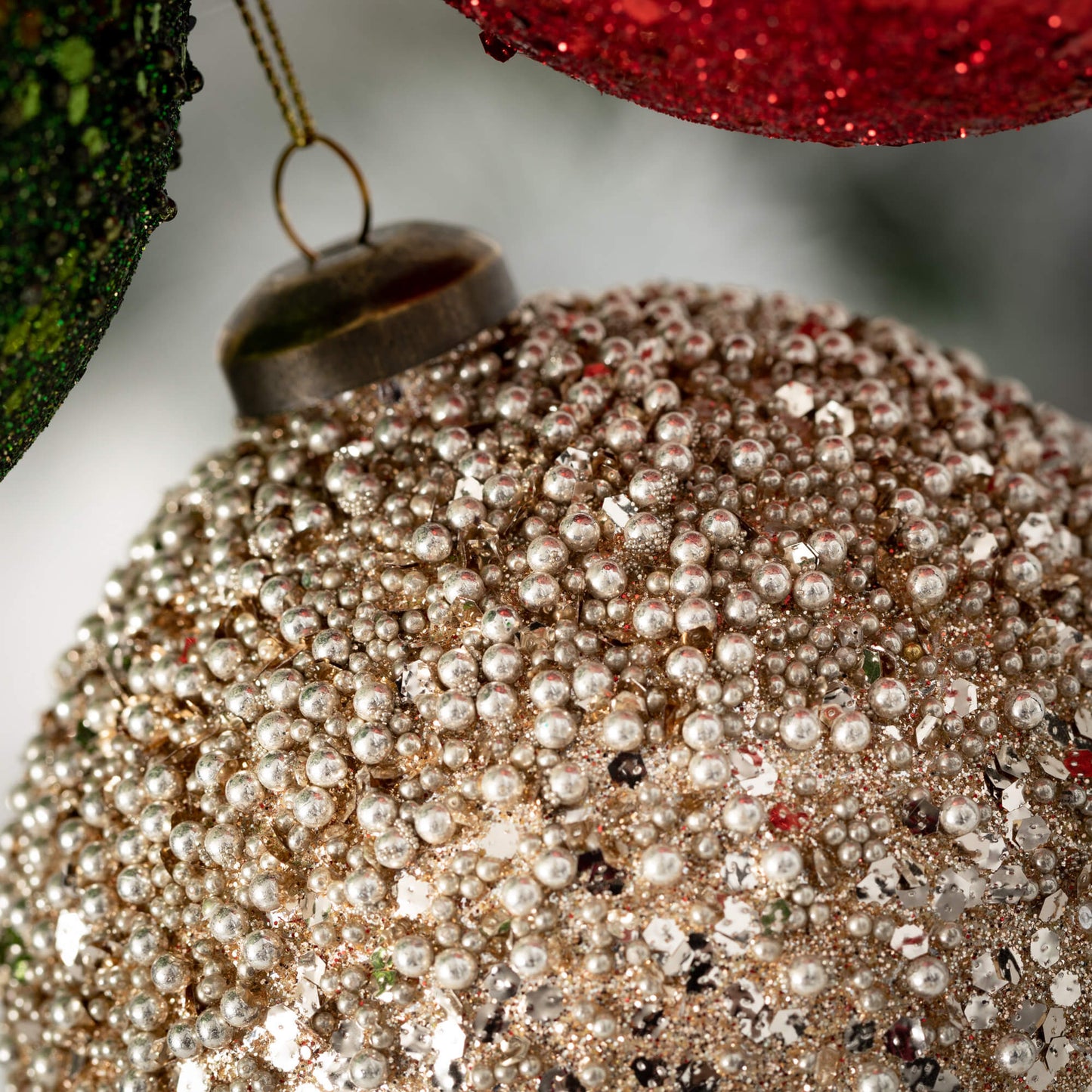 Glass Ball Ornament 4"