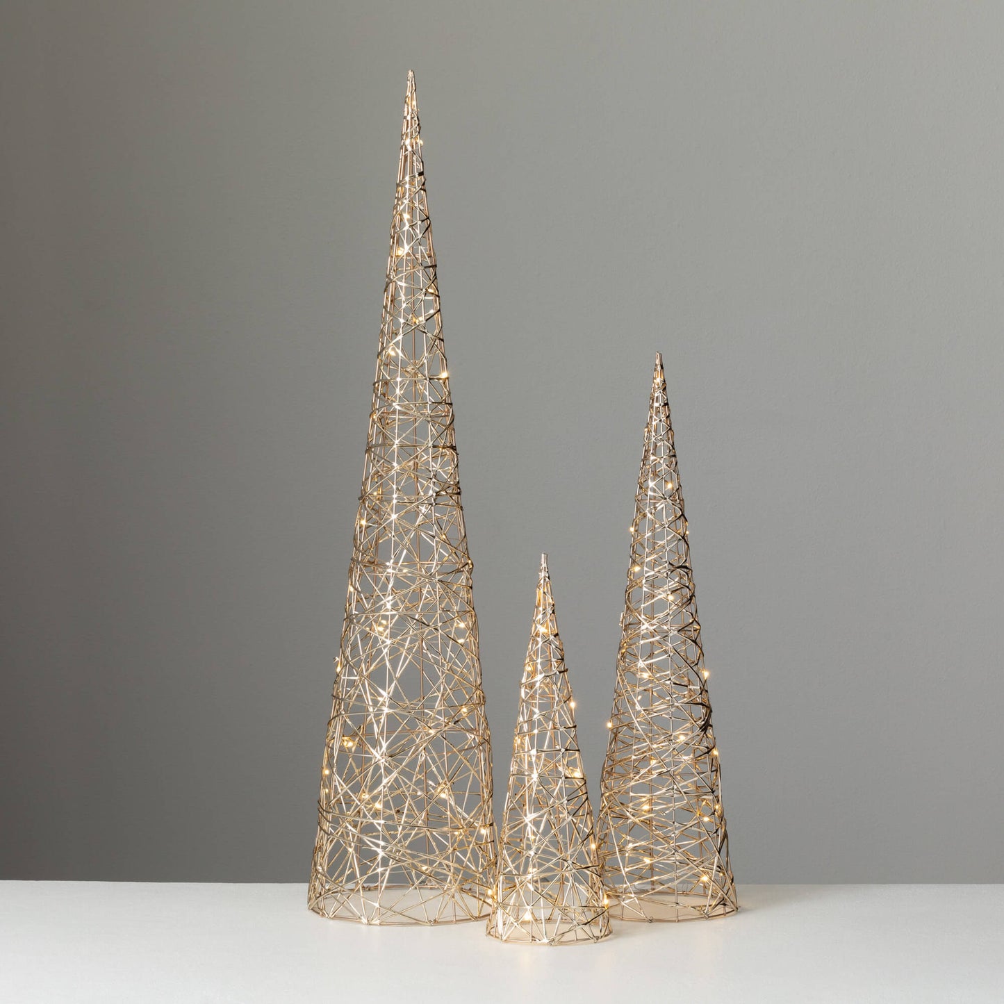Lighted Cone Tree