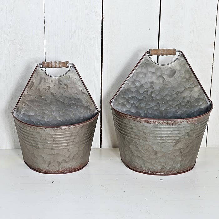 Galvanized Pocket Bucket