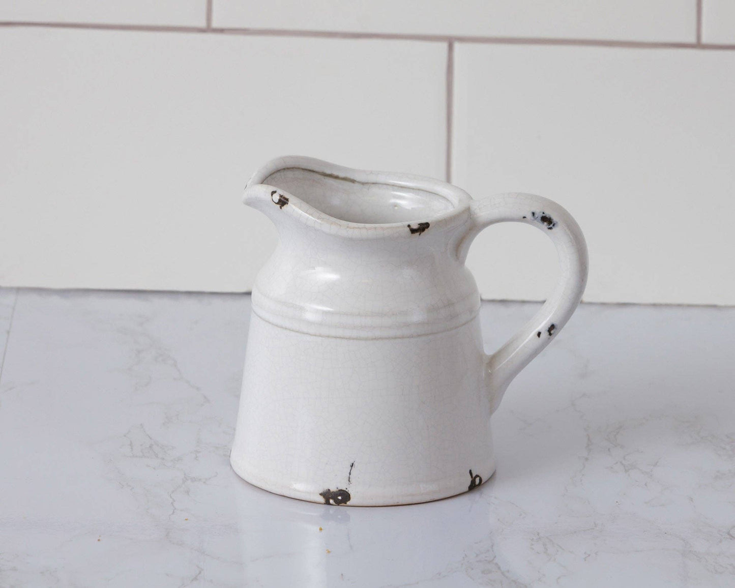 Mini Crackle Pitcher