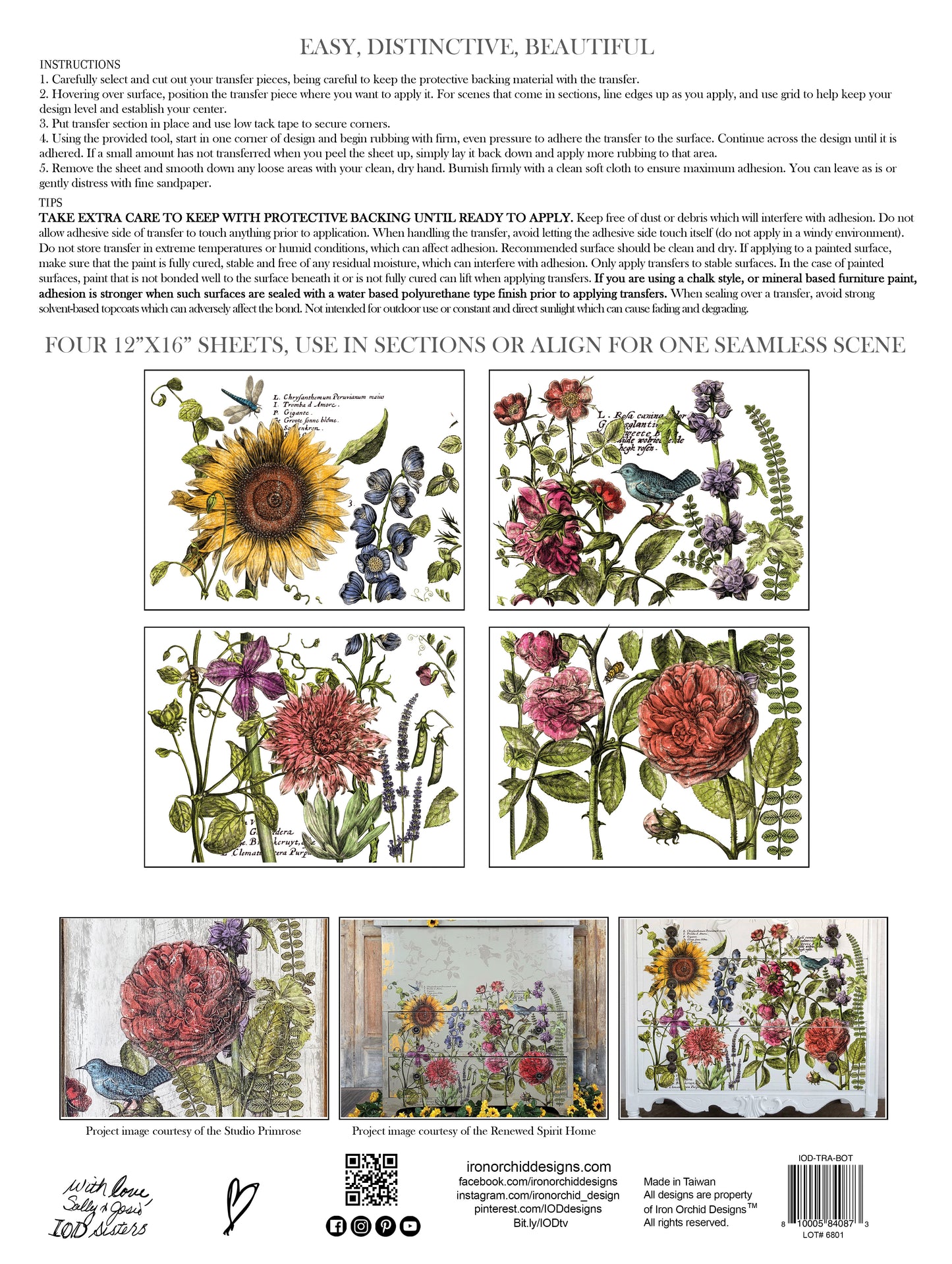 Botanist Journal IOD Transfer™