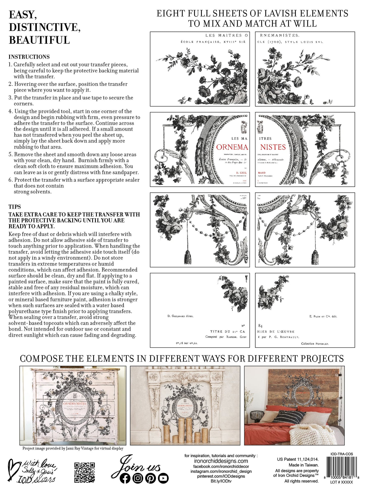 Cosette Decor Transfer