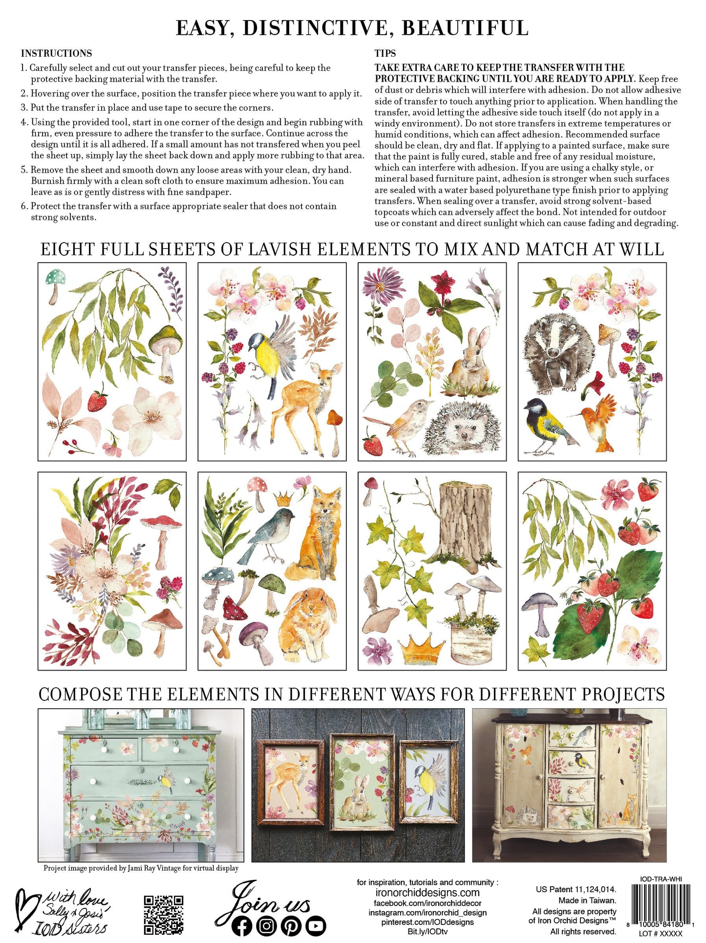 Whispering Willow Decor Transfer