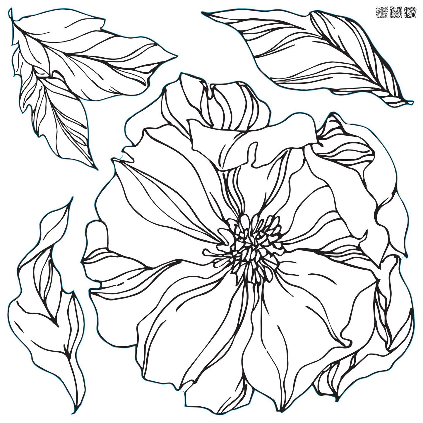 Peonies IOD Stamp™