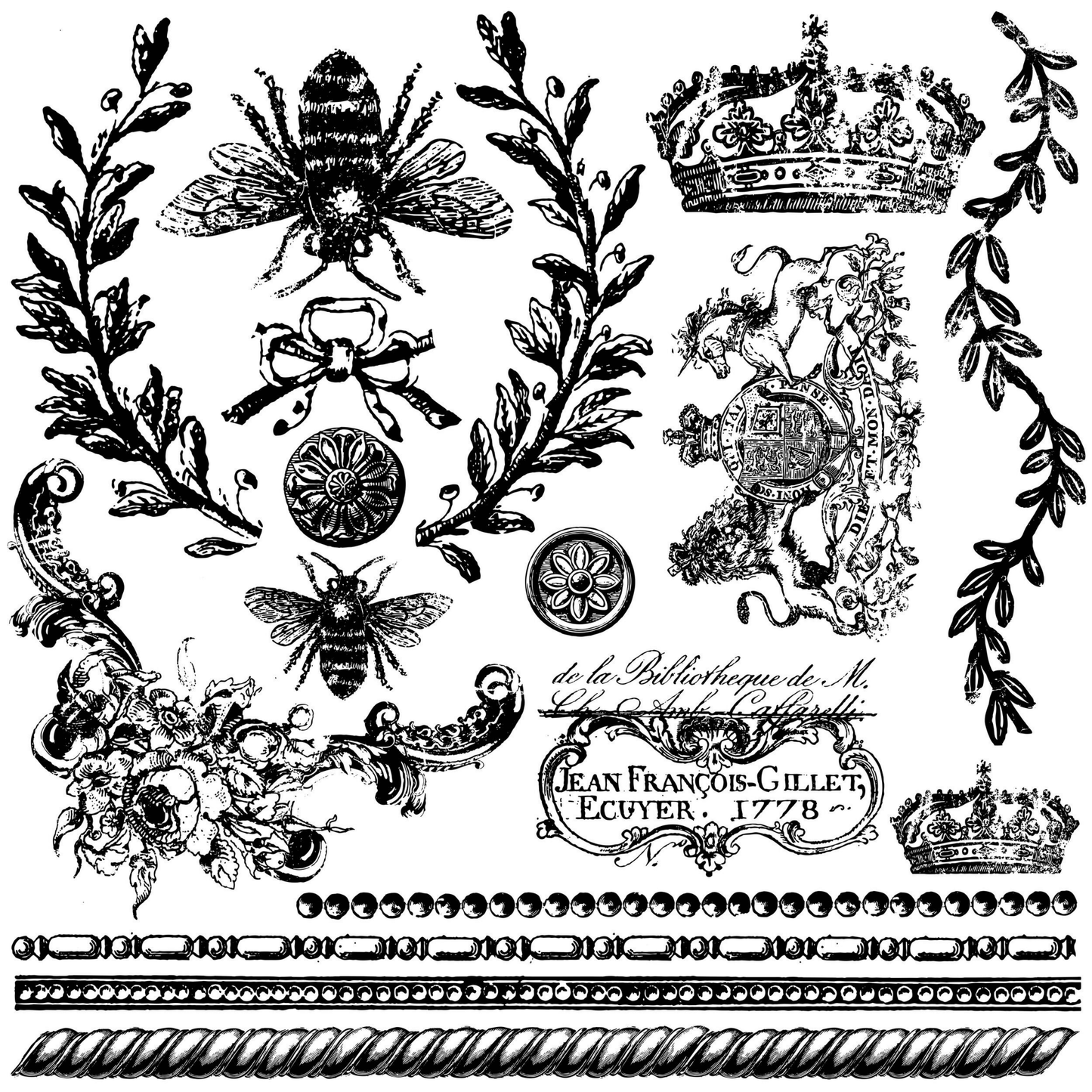 Queen Bee Decor Stamp™