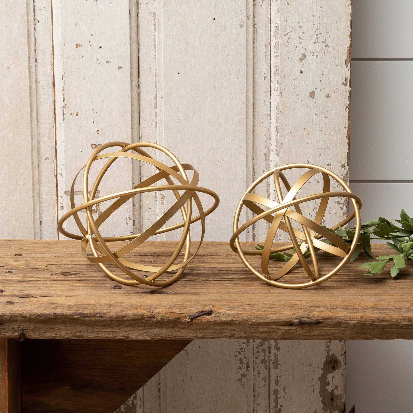 Decorative Gold Orbs