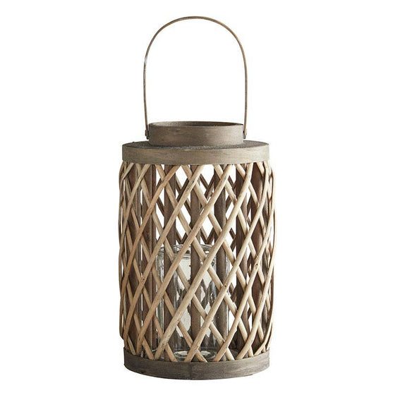 Grey Cylinder Lantern, Medium