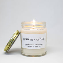  Juniper + Cedar  Soy Candle