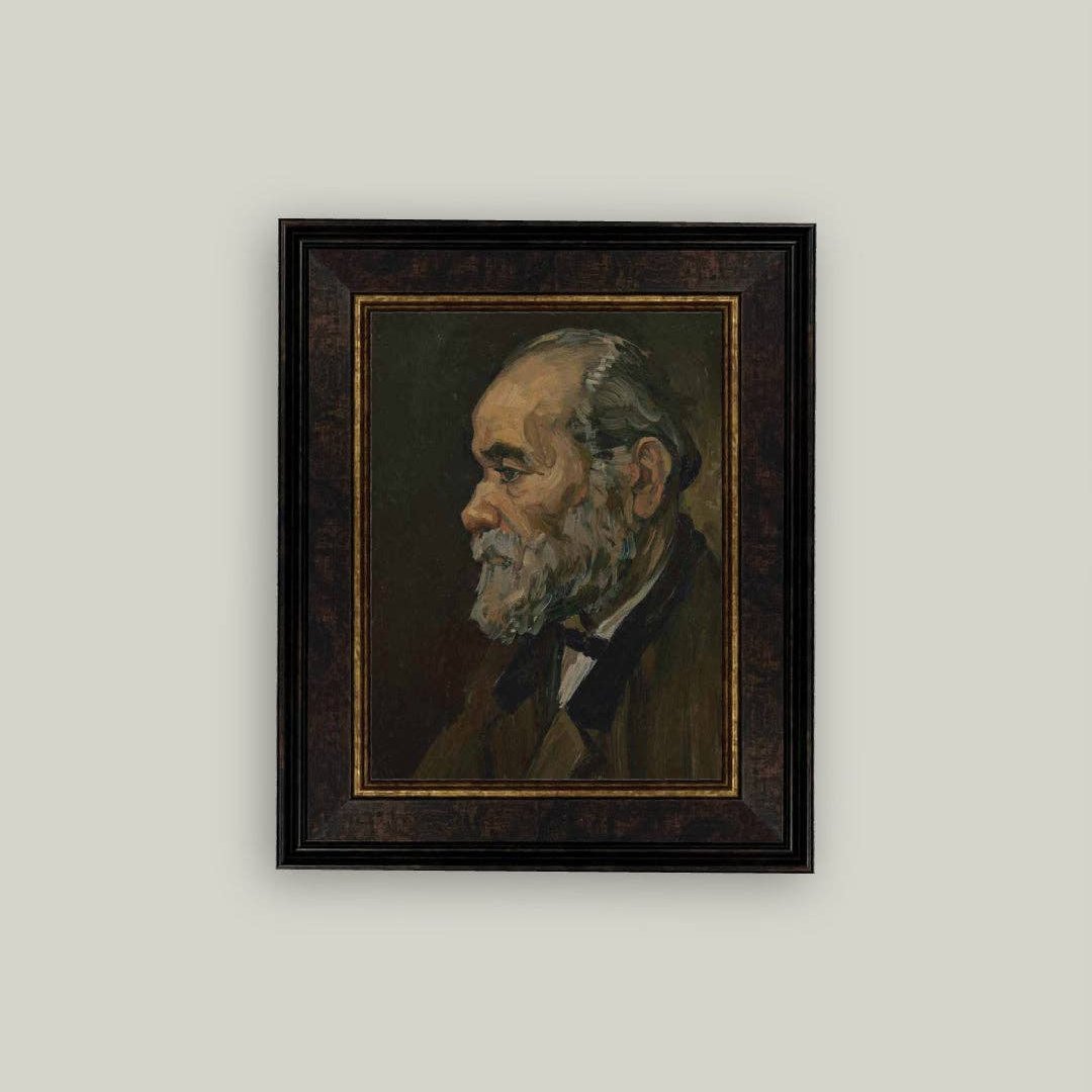 Portrait of an Old Man Framed Antique Art – Nestings Home Decor & Gifts Co.