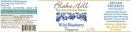 Wild Blueberry Preserve