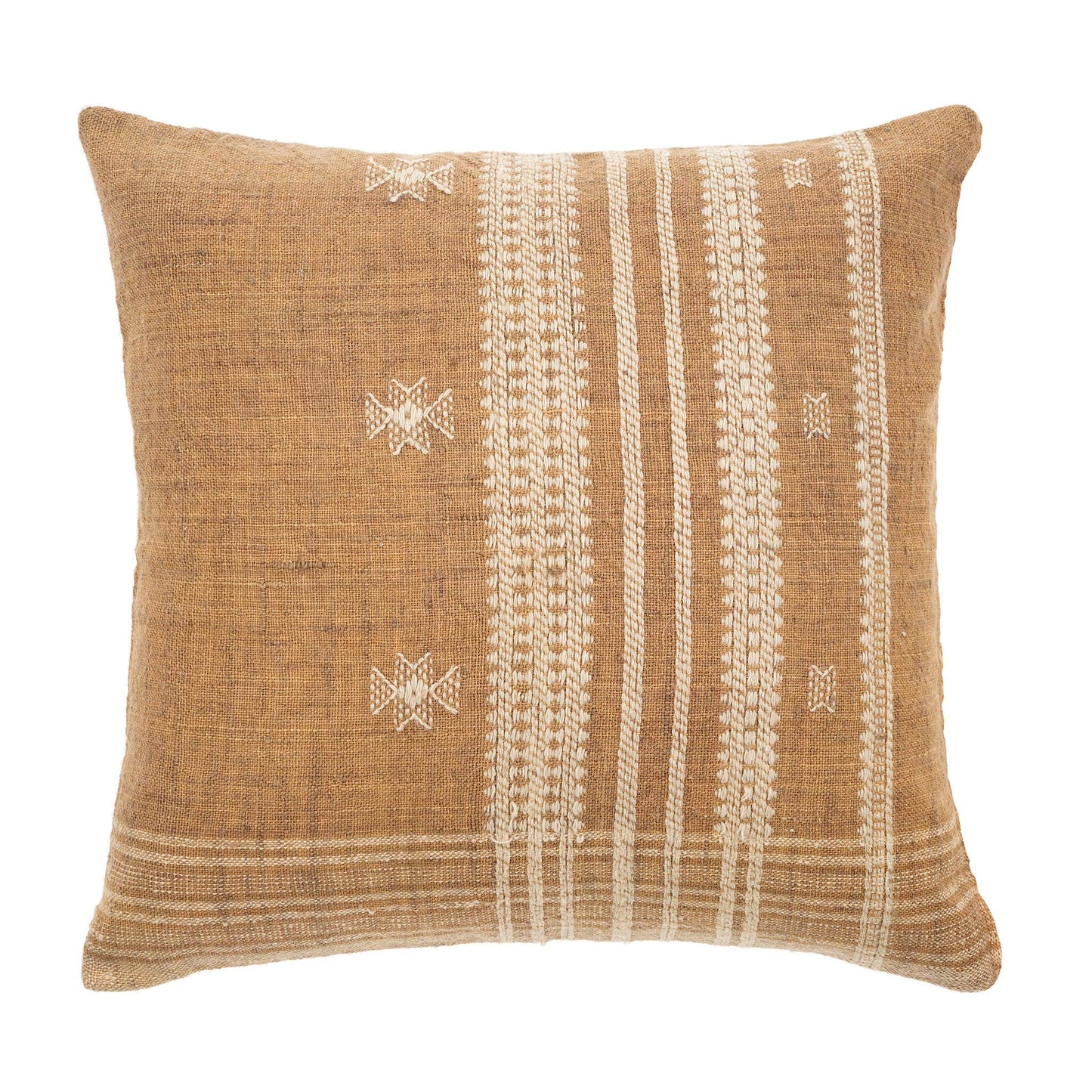 Bhujodi Wool Handloom Pillow, Sand