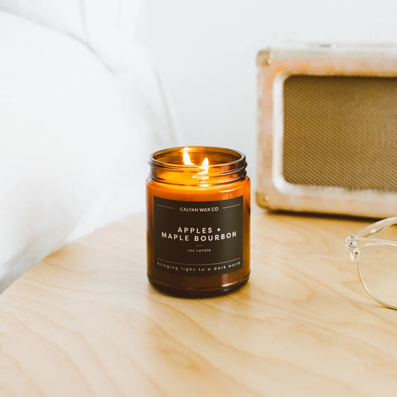 Apples & Maple Bourbon Soy Candle