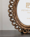 Fancy Scalloped Oval Photo Frame