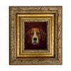 Fox Hound Hunting Dog Framed Oil Painting Print on Canvas
