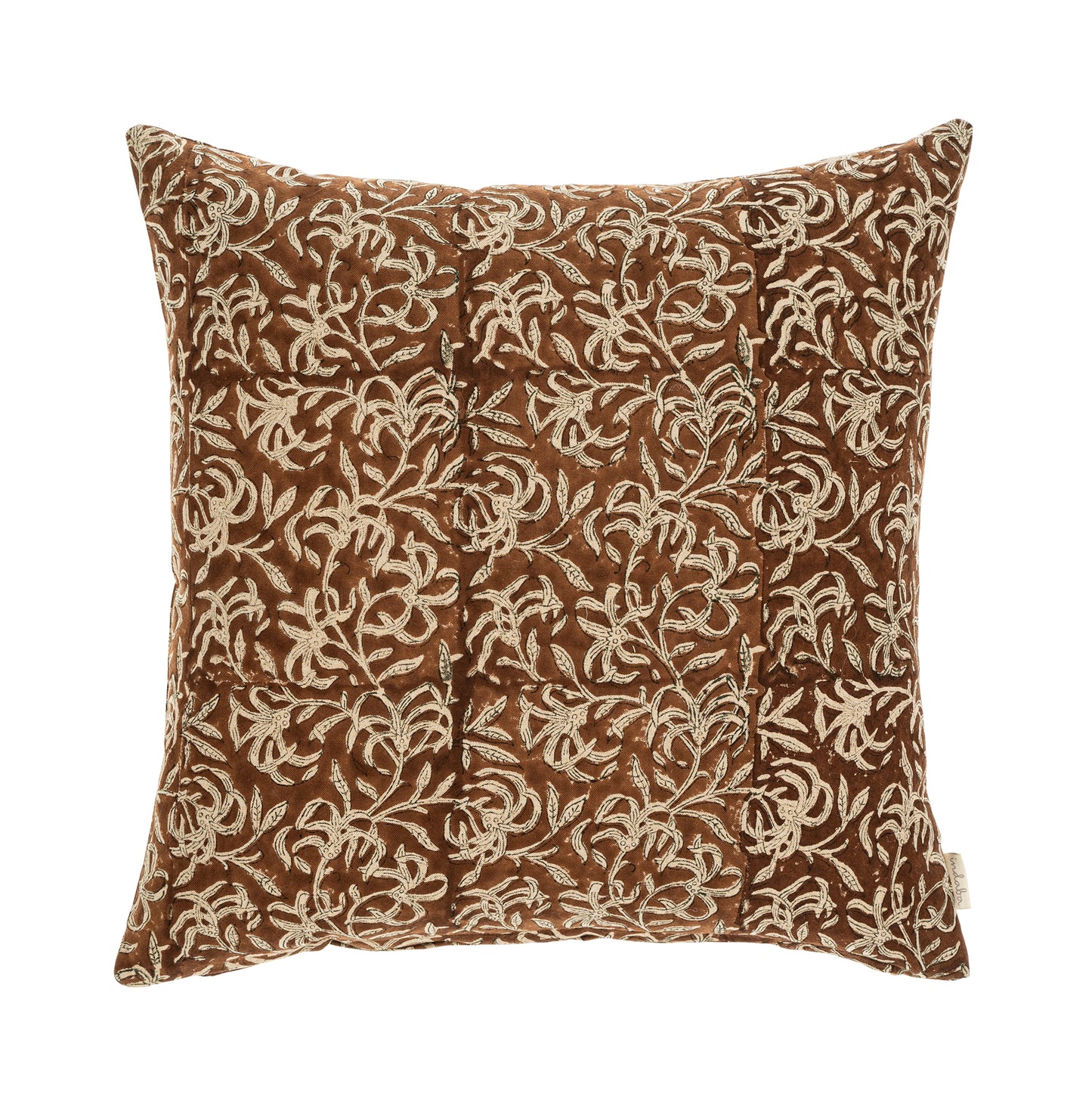 Saffron Block Print Pillow