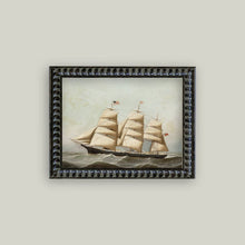  Sailing Ship Framed Antique Art