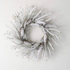 Flocked Pine Twig Wreath