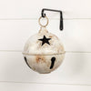 8.5" White Star Sleigh Bell