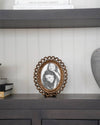 Fancy Scalloped Oval Photo Frame