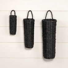  Black Grass Wall Baskets