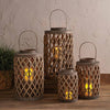 Grey Cylinder Lantern, Medium