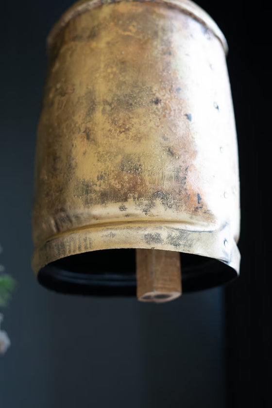 Large Antique Gold Bell