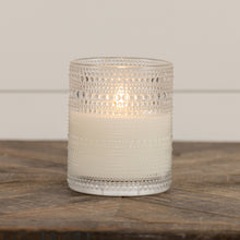  5" Dotted Glass 3D Flame Candle