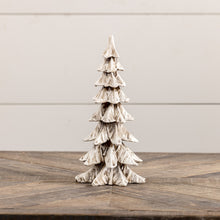  Weathered White Resin Tree 9"