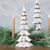 Weathered White Resin Tree 12"