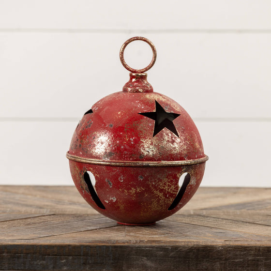 8.5" Red Star Sleigh Bell