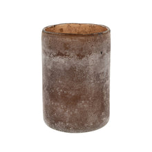  Frost Cylinder Votive, Earth