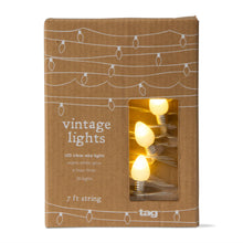  Vintage Bulbs Light-Up Led String Lights