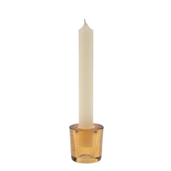 Prism Candle Holder L Gold