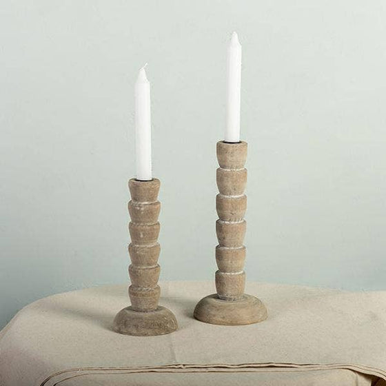 Wooden Candle Holder, Small