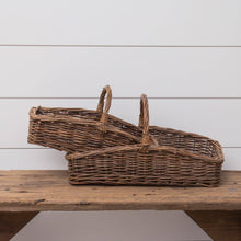  Rectangular Wicker Baskets with Handles