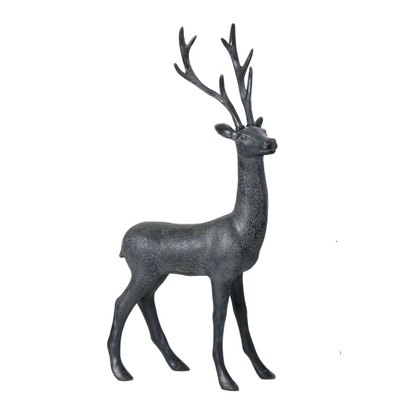 Black Deer Figurine 19''