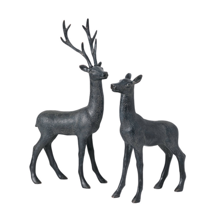 Black Deer Figurine 19''