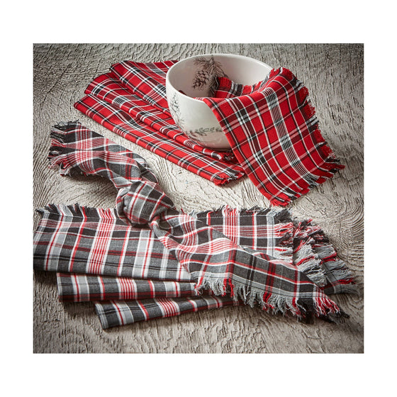 Red Plaid Napkins