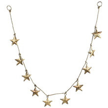  Star Garland, Antique Brass