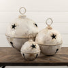 8.5" White Star Sleigh Bell