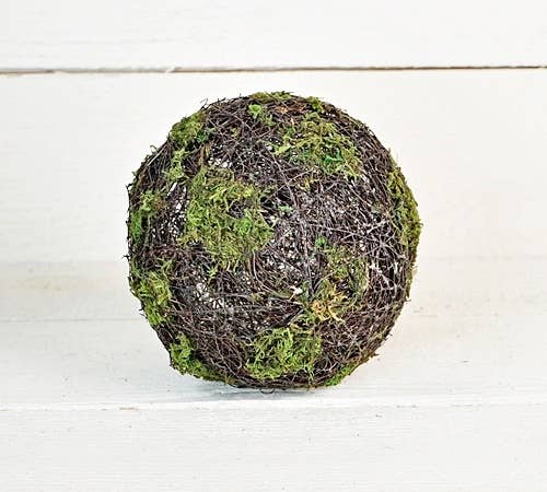 Mossy Rattan Twig Ball