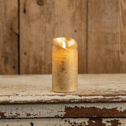 6" Moving Flame Pillar Candle